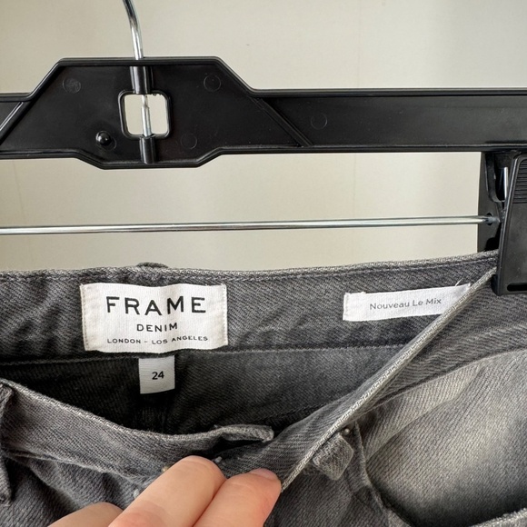 FRAME Nouveau Le Mix Ash Mix Jeans - Picture 6 of 6